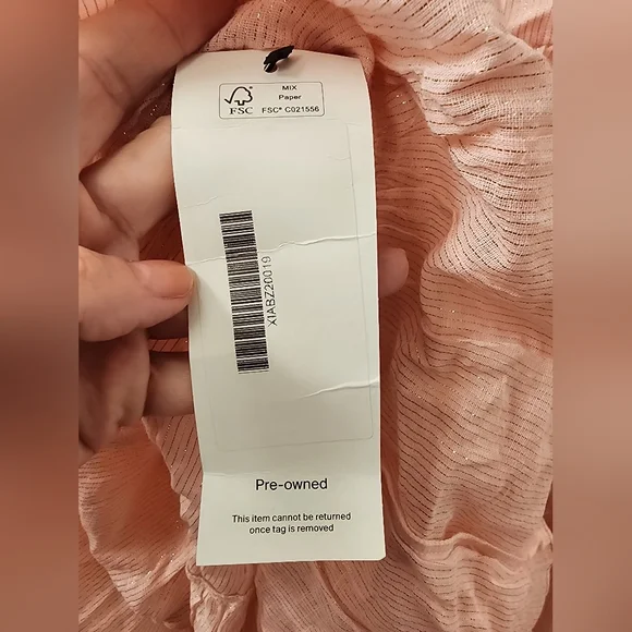 Women's dress Las Noches Ibiza by Erick and Jack, size small, pink. - Picture 8 of 12